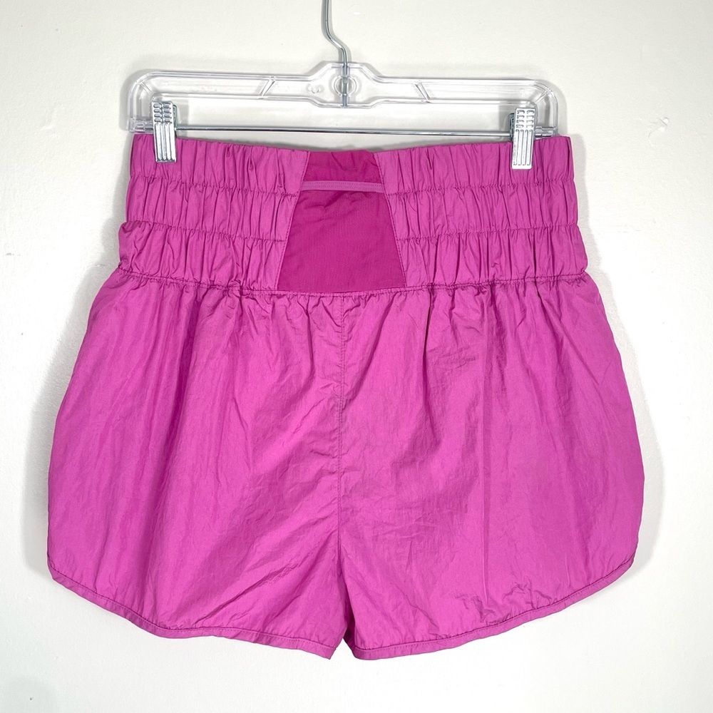 Free People Movement Pink Running Shorts Flowy Athletic High Rise Lined Medium - Picture 2 of 8
